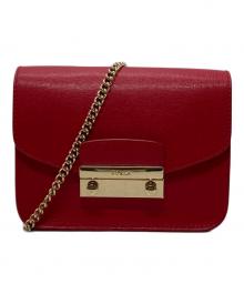 FURLA（フルラ）の古着「メトロポリス ショルダーバッグ」｜レッド
