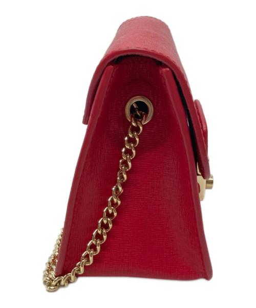 FURLA（フルラ）FURLA (フルラ) メトロポリス ショルダーバッグ レッドの古着・服飾アイテム