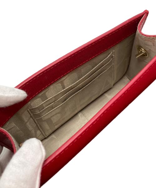 FURLA（フルラ）FURLA (フルラ) メトロポリス ショルダーバッグ レッドの古着・服飾アイテム