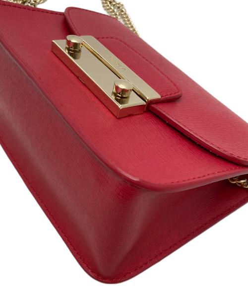 FURLA（フルラ）FURLA (フルラ) メトロポリス ショルダーバッグ レッドの古着・服飾アイテム