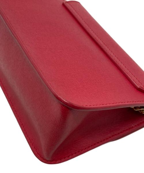 FURLA（フルラ）FURLA (フルラ) メトロポリス ショルダーバッグ レッドの古着・服飾アイテム