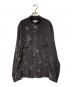 MASU（エムエーエスユー）の古着「ZIP-UP GALAXY SILK SHIRT」｜ブラック