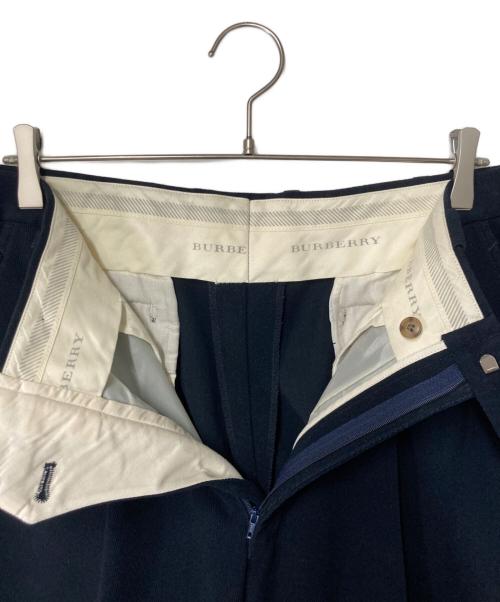 BURBERRY LONDON（バーバリーロンドン）BURBERRY LONDON (バーバリーロンドン) センタープレスパンツ ネイビー サイズ:88の古着・服飾アイテム