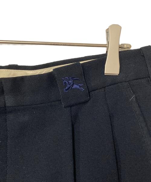 BURBERRY LONDON（バーバリーロンドン）BURBERRY LONDON (バーバリーロンドン) センタープレスパンツ ネイビー サイズ:88の古着・服飾アイテム