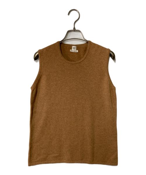 HERMES（エルメス）HERMES (エルメス) カシミヤアンサンブルカーディガン ベージュ サイズ:40の古着・服飾アイテム