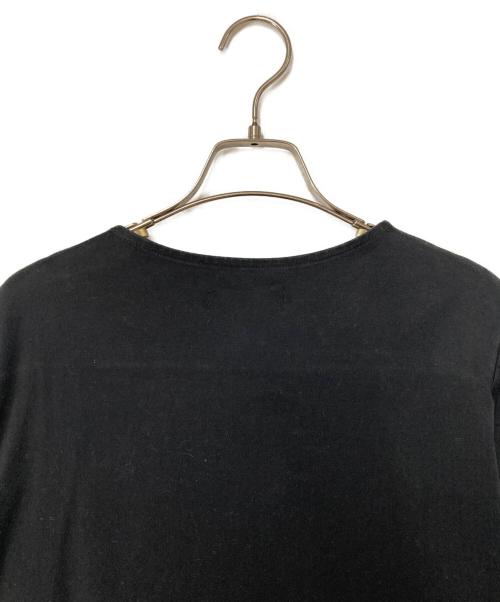 LACOSTE（ラコステ）LACOSTE (ラコステ) BEAMS BOY (ビームスボーイ) 別注ボートネックドレスワンピース ブラック サイズ:36の古着・服飾アイテム