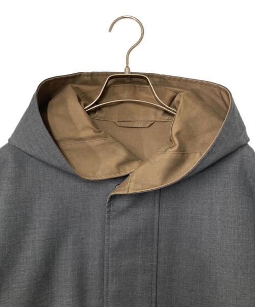JOSEPH（ジョゼフ）JOSEPH (ジョゼフ) フーデッドコート グレー×ブラウン サイズ:46の古着・服飾アイテム