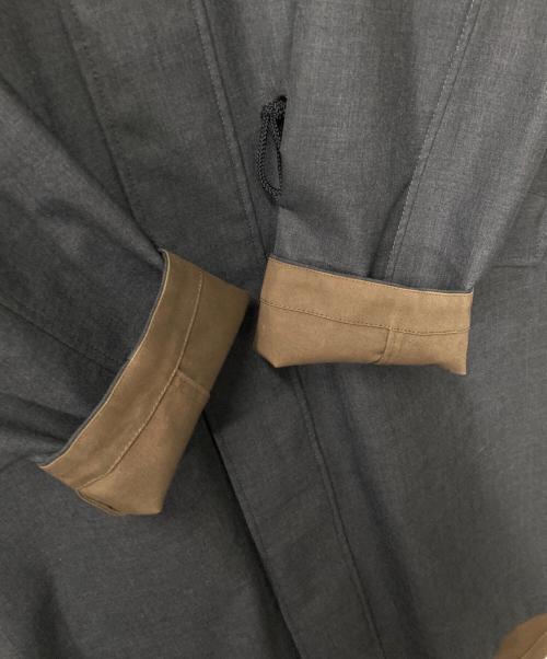 JOSEPH（ジョゼフ）JOSEPH (ジョゼフ) フーデッドコート グレー×ブラウン サイズ:46の古着・服飾アイテム