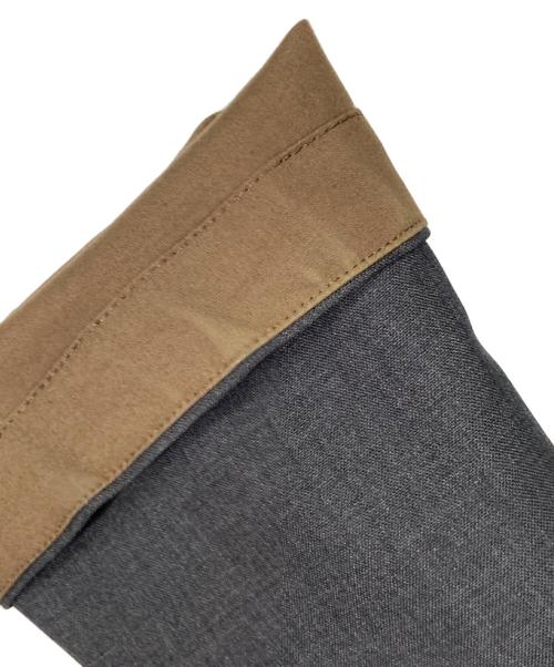 JOSEPH（ジョゼフ）JOSEPH (ジョゼフ) フーデッドコート グレー×ブラウン サイズ:46の古着・服飾アイテム