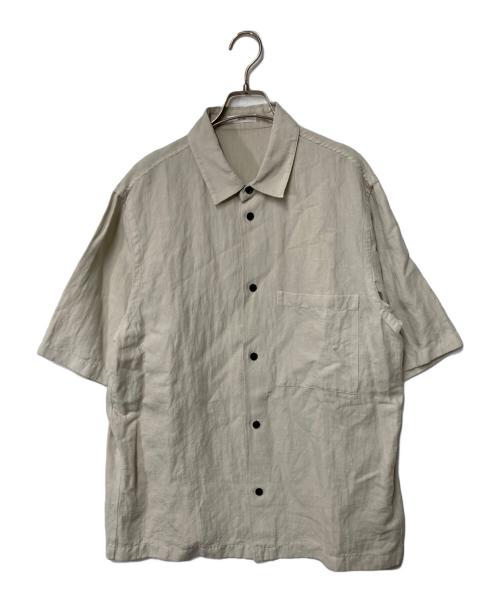 ATON（エイトン）ATON (エイトン) COTTON LINEN VOILE SHIRT ベージュ サイズ:4 未使用品の古着・服飾アイテム