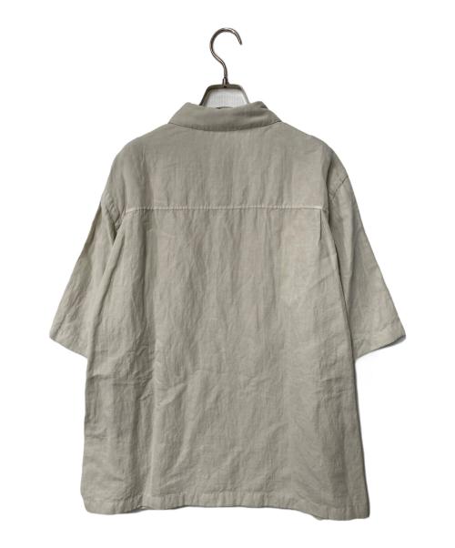 ATON（エイトン）ATON (エイトン) COTTON LINEN VOILE SHIRT ベージュ サイズ:4 未使用品の古着・服飾アイテム