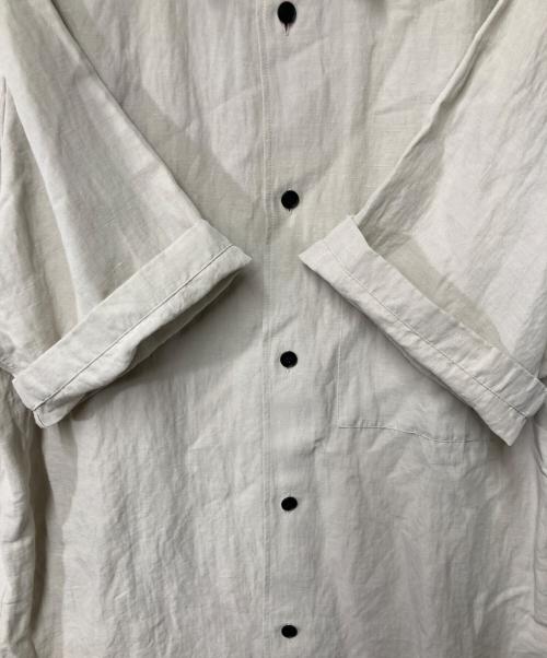 ATON（エイトン）ATON (エイトン) COTTON LINEN VOILE SHIRT ベージュ サイズ:4 未使用品の古着・服飾アイテム