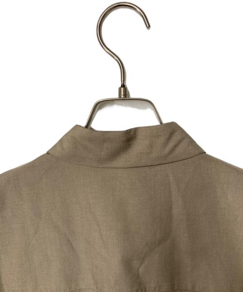 ATON（エイトン）ATON (エイトン) オーバーサイズショートスリーブシャツ ブラウン サイズ:4 未使用品の古着・服飾アイテム