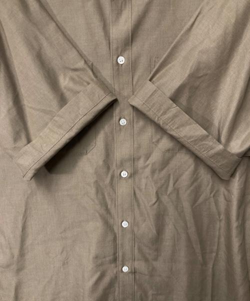 ATON（エイトン）ATON (エイトン) オーバーサイズショートスリーブシャツ ブラウン サイズ:4 未使用品の古着・服飾アイテム