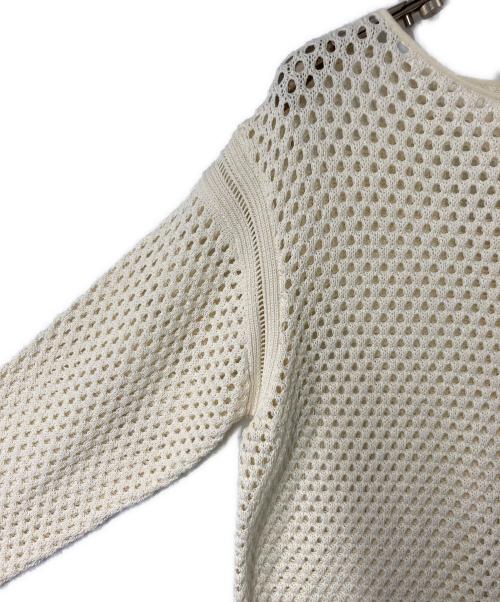 Spick and Span（スピック＆スパン）Spick and Span (スピック＆スパン) メッシュプルオーバー ホワイト サイズ:Free 未使用品の古着・服飾アイテム
