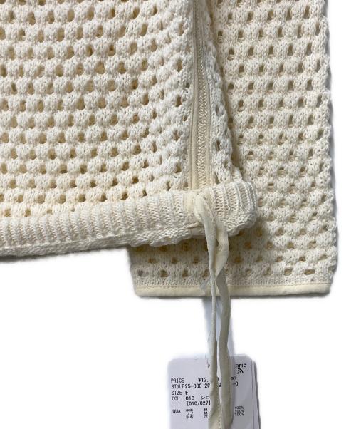 Spick and Span（スピック＆スパン）Spick and Span (スピック＆スパン) メッシュプルオーバー ホワイト サイズ:Free 未使用品の古着・服飾アイテム