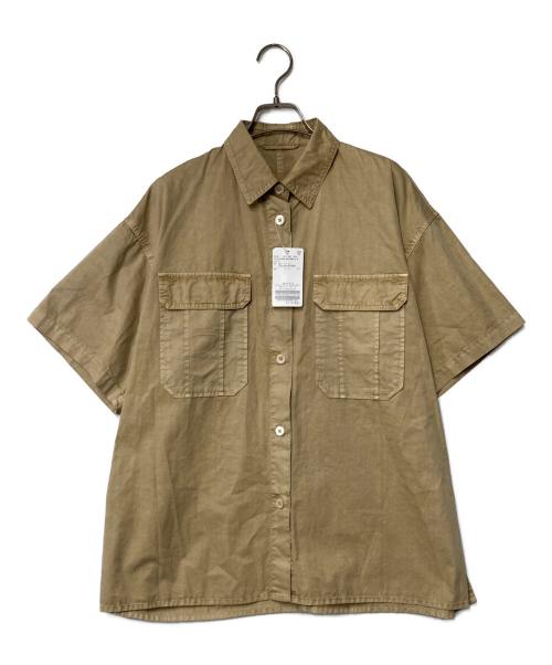 Spick and Span（スピック＆スパン）Spick and Span (スピック＆スパン) ガーメントダイサファリシャツ ベージュ サイズ:Free 未使用品の古着・服飾アイテム