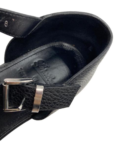 PARABOOT（パラブーツ）PARABOOT (パラブーツ) TOMORROW LAND (トゥモローランド) 別注 FERRET グレインレザー グルカサンダル ブラック サイズ:8の古着・服飾アイテム