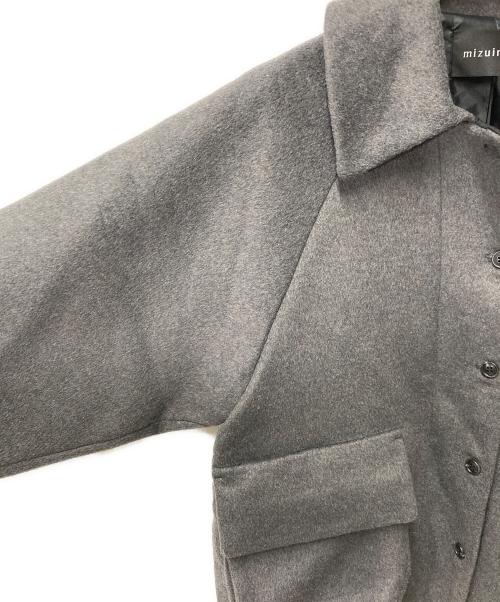 mizuiro-ind（ミズイロインド）mizuiro-ind (ミズイロインド) ラグランショートジャケット グレー サイズ:Freeの古着・服飾アイテム