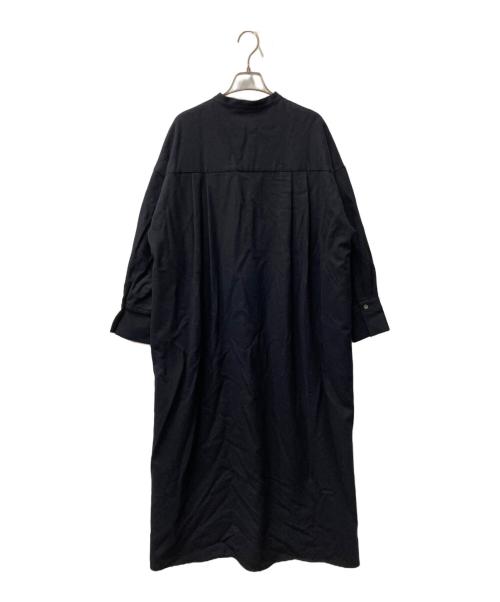 SACRA（サクラ）SACRA (サクラ) ウールシャツワンピース ブラック サイズ:38の古着・服飾アイテム