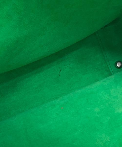 HENDER SCHEME（エンダースキーマ）HENDER SCHEME (エンダースキーマ) レザートートバッグ グリーン×オレンジの古着・服飾アイテム