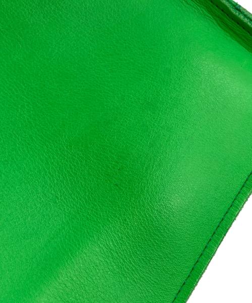 HENDER SCHEME（エンダースキーマ）HENDER SCHEME (エンダースキーマ) レザートートバッグ グリーン×オレンジの古着・服飾アイテム