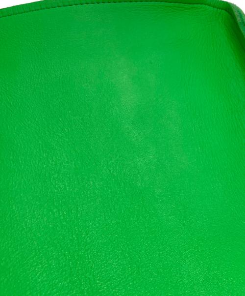 HENDER SCHEME（エンダースキーマ）HENDER SCHEME (エンダースキーマ) レザートートバッグ グリーン×オレンジの古着・服飾アイテム