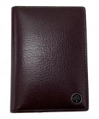 MULBERRYマルベリー）の古着「二つ折り財布 / パスケース」｜ブラウン