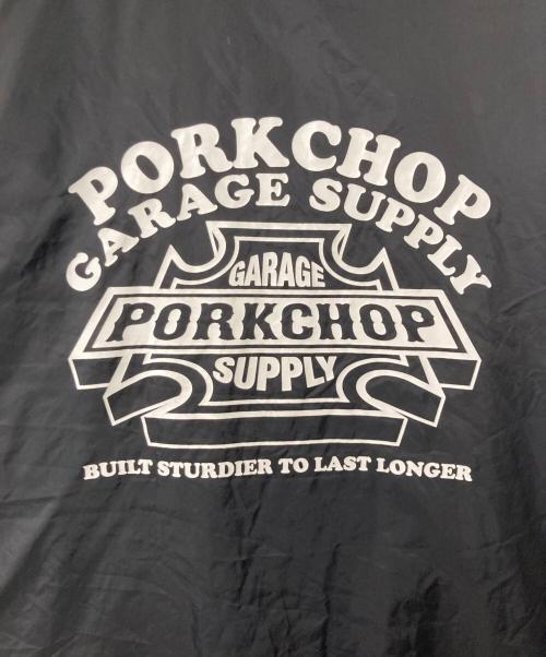 PORKCHOP GARAGE SUPPLY（ポークチョップガレージサプライ）PORKCHOP GARAGE SUPPLY (ポークチョップガレージサプライ) コーチジャケット ブラック サイズ:XLの古着・服飾アイテム