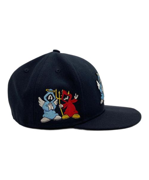 New Era（ニューエラ）New Era (ニューエラ) PALACE (パレス) Right and Wrong P New Era 59Fifty Navy ブラックの古着・服飾アイテム