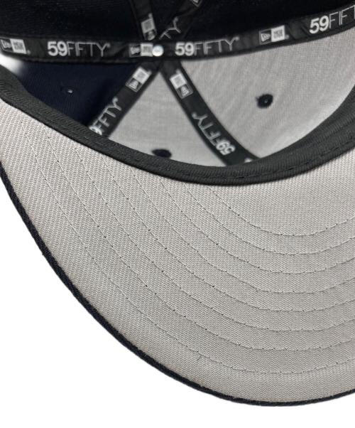 New Era（ニューエラ）New Era (ニューエラ) PALACE (パレス) Right and Wrong P New Era 59Fifty Navy ブラックの古着・服飾アイテム
