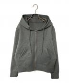 Spick and Spanスピック＆スパン）の古着「ストレッチジップフードパーカー」｜グレー