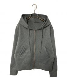 Spick and Span（スピック＆スパン）の古着「ストレッチジップフードパーカー」｜グレー