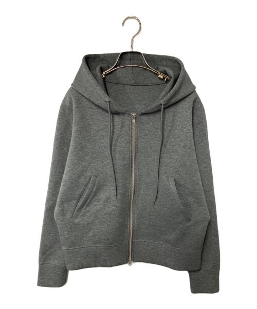 Spick and Span（スピック＆スパン）Spick and Span (スピック＆スパン) ストレッチジップフードパーカー グレー サイズ:Freeの古着・服飾アイテム