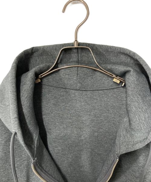 Spick and Span（スピック＆スパン）Spick and Span (スピック＆スパン) ストレッチジップフードパーカー グレー サイズ:Freeの古着・服飾アイテム