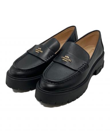 中古・古着通販】COACH (コーチ) ルーシー ローファー ブラック サイズ