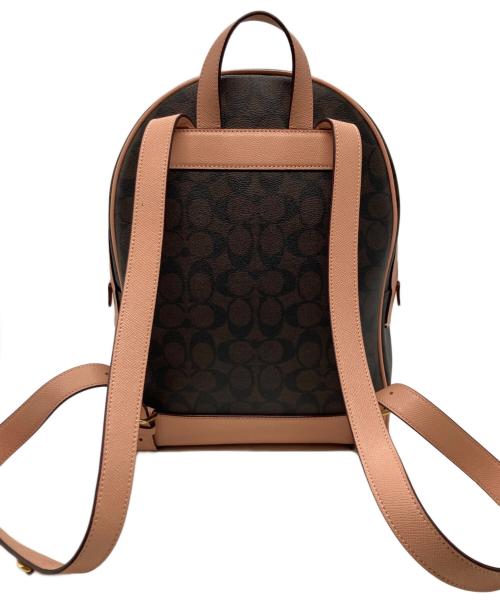 COACH（コーチ）COACH (コーチ) ケンリー バックパック シグネチャー キャンバス ブラウン×ベージュの古着・服飾アイテム