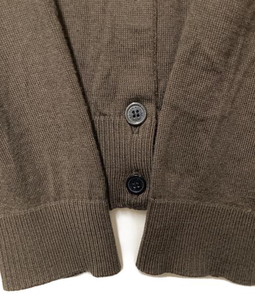 maison kitsune（メゾンキツネ）MAISON KITSUNE (メゾンキツネ) カーディガン ブラウン サイズ:Ｍの古着・服飾アイテム