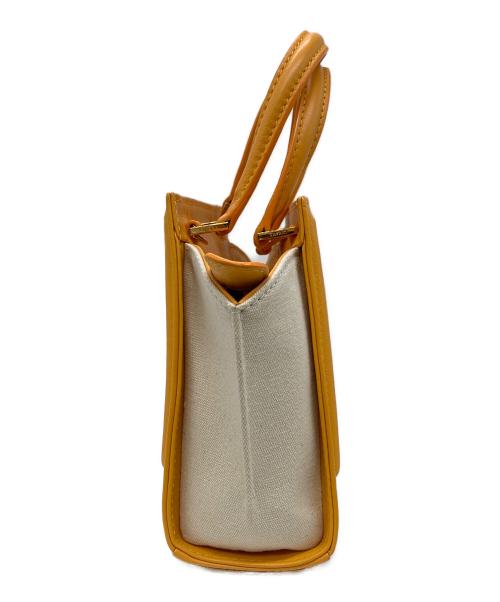 TASAKI por RELIQUIAE（タサキ ポル レリキアエ）TASAKI por RELIQUIAE (タサキ ポル レリキアエ) ショルダーバッグ ベージュ×イエローの古着・服飾アイテム
