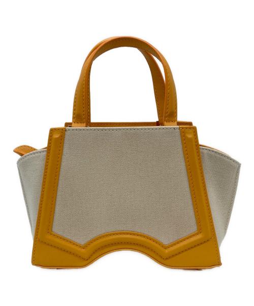 TASAKI por RELIQUIAE（タサキ ポル レリキアエ）TASAKI por RELIQUIAE (タサキ ポル レリキアエ) ショルダーバッグ ベージュ×イエローの古着・服飾アイテム