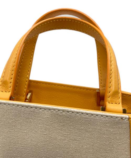TASAKI por RELIQUIAE（タサキ ポル レリキアエ）TASAKI por RELIQUIAE (タサキ ポル レリキアエ) ショルダーバッグ ベージュ×イエローの古着・服飾アイテム