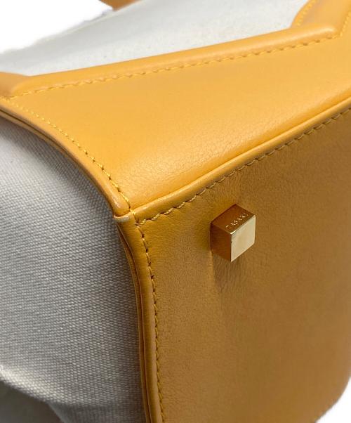 TASAKI por RELIQUIAE（タサキ ポル レリキアエ）TASAKI por RELIQUIAE (タサキ ポル レリキアエ) トートバッグ ベージュ×イエローの古着・服飾アイテム