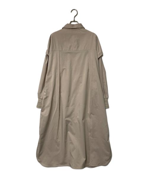 EKAL（エカル）EKAL (エカル) ソロテックスホリデーワンピース ベージュ サイズ:Freeの古着・服飾アイテム