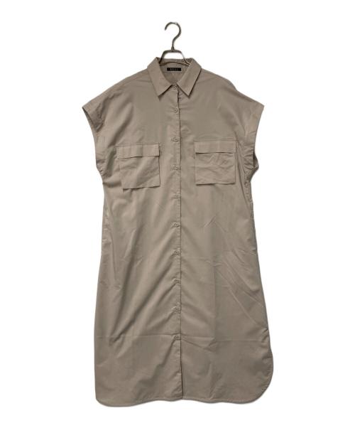EKAL（エカル）EKAL (エカル) ソロテックスホリデーワンピース ベージュ サイズ:Freeの古着・服飾アイテム