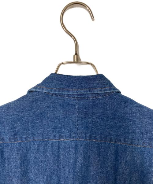 POLO RALPH LAUREN（ポロ・ラルフローレン）POLO RALPH LAUREN (ポロ・ラルフローレン) デニムシャツワンピース インディゴ サイズ:4の古着・服飾アイテム