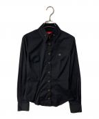 Vivienne Westwood RED LABELヴィヴィアンウエストウッドレッドレーベル）の古着「スリムシャツ」｜ブラック