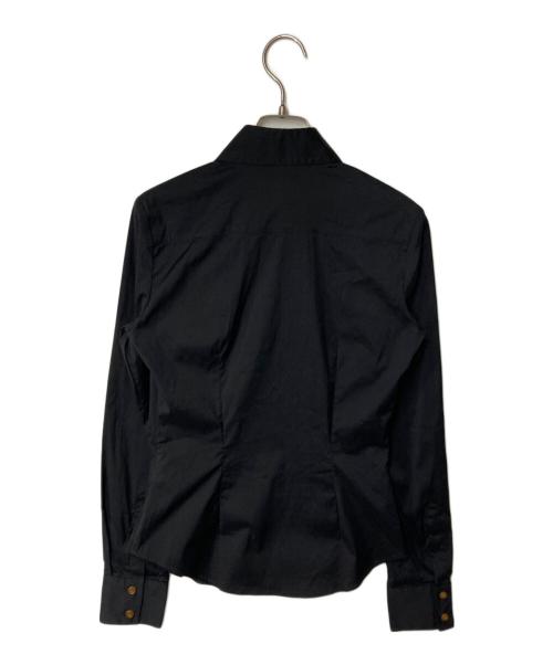 Vivienne Westwood RED LABEL（ヴィヴィアンウエストウッドレッドレーベル）Vivienne Westwood RED LABEL (ヴィヴィアンウエストウッドレッドレーベル) スリムシャツ ブラック サイズ:38の古着・服飾アイテム