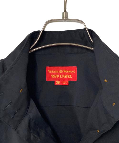 Vivienne Westwood RED LABEL（ヴィヴィアンウエストウッドレッドレーベル）Vivienne Westwood RED LABEL (ヴィヴィアンウエストウッドレッドレーベル) スリムシャツ ブラック サイズ:38の古着・服飾アイテム