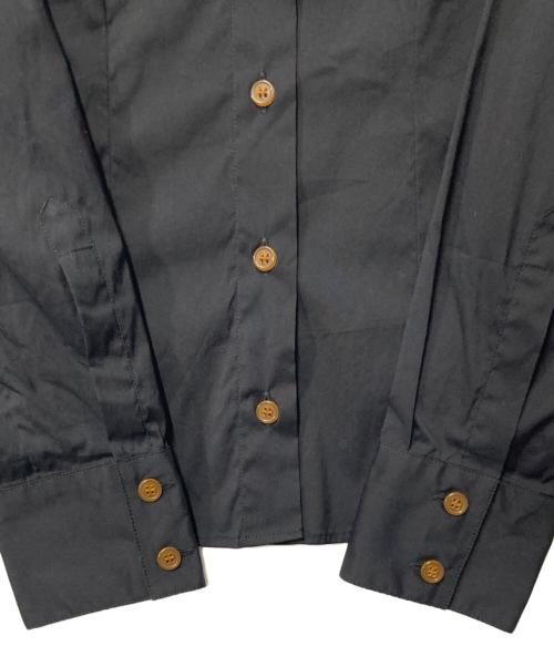 Vivienne Westwood RED LABEL（ヴィヴィアンウエストウッドレッドレーベル）Vivienne Westwood RED LABEL (ヴィヴィアンウエストウッドレッドレーベル) スリムシャツ ブラック サイズ:38の古着・服飾アイテム