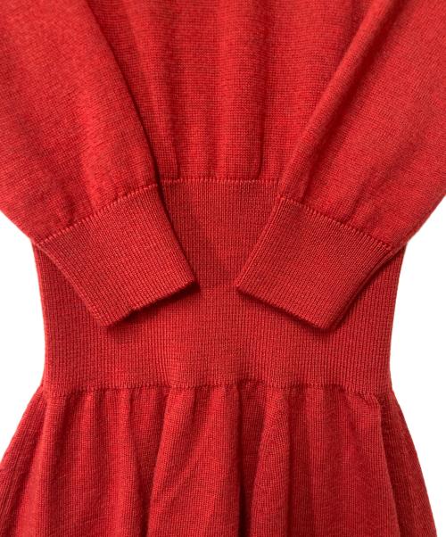 Vivienne Westwood RED LABEL（ヴィヴィアンウエストウッドレッドレーベル）Vivienne Westwood RED LABEL (ヴィヴィアンウエストウッドレッドレーベル) ニットミニワンピース レッド サイズ:38の古着・服飾アイテム